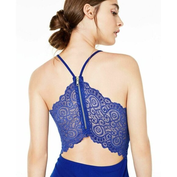 Emerald Sundae Juniors Lace-Back Bodycon FLAW - Picture 2 of 10